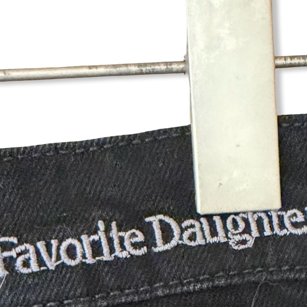 Favorite Daughter The Fancy Black Flare Jeans wide leg denim pants NWT 31 - Picture 9 of 16